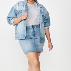 Cotton On Denim skirt. Size 16